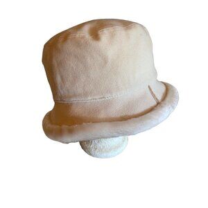 Manhattan Hat Co. Ivory Bucket Hat Soft Lining One Size